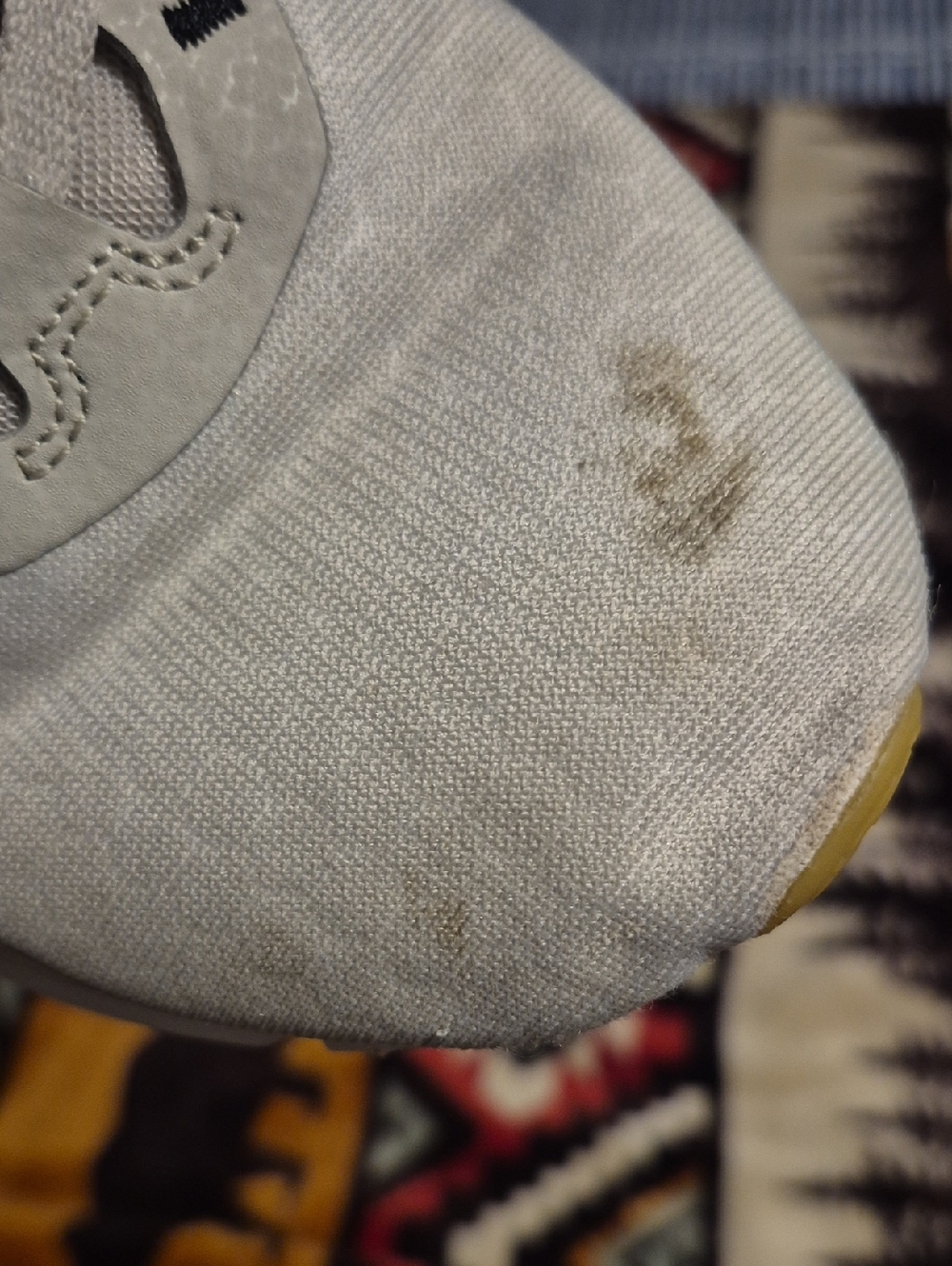 Nike White Sneakers with Leopard-Print Swoosh and Yellow Accents - Picture 7 of 7
